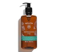 Apivita Refreshing Fig Shower Gel 500ml - Shower Gel Body Wash with Fig - Body Cleanser That Gently Cleanses and Revitalizes