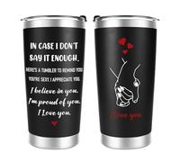 Apjielop Wedding Anniversary Tumbler Gifts, Mr and Mrs Gifts, Couple Present Love, Husband Gift Wife Gift, 20 Oz Insulated Tumbler Stainless Steel