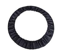 APJJ 32/36/38/40/45/48/50/54/60Inch Trampoline Cover Replacement Trampoline Surround Pad Safety Spring Padding Pads, Mini Fitness Trampolines Tear-Resistant Edge Protection,Black,122cm