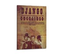 APJJDHFBEU Django Unchained Poster Poster Decorative Painting Canvas Wall Posters And Art Picture Print Modern Family Bedroom Decor Posters 12x18inch(30x45cm)
