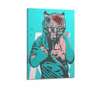 APJJDHFBEU Hotline Miami Game Poster18 Poster Decorative Painting Canvas Wall Posters And Art Picture Print Modern Family Bedroom Decor Posters 20x30inch(50x75cm)