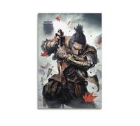 APJJDHFBEU Sekiro Shadows Die Twice Video Game Poster Poster Decorative Painting Canvas Wall Posters And Art Picture Print Modern Family Bedroom Decor Posters 12x18inch(30x45cm)