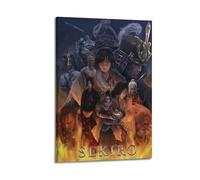 APJJDHFBEU Sekiro Shadows Die Twice Video Game Poster2 Poster Decorative Painting Canvas Wall Posters And Art Picture Print Modern Family Bedroom Decor Posters 20x30inch(50x75cm)