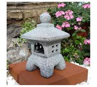 Apk i bc Pagoda Garden Statue, Japanese Pagoda Lantern Outdoor Statue, Retro Pottery Clay Lantern Decoration Zen Ornaments,jf2(small)