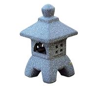 Apk i bc Pagoda Garden Statue, Japanese Pagoda Lantern Outdoor Statue, Retro Pottery Clay Lantern Decoration Zen Ornaments,jf1(small)