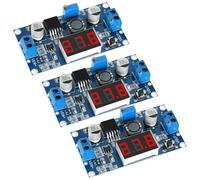 APKLVSR DC-DC Buck Converter Module, Step Down Converter, Buck Boost Converter, Adjustable Step-Down Module Voltage Regulator for 4-40 V to 3.3-24 V with 3-Digit Digital Display (Pack of 3)