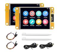 APKLVSR ESP32 Display, 2.8 Inch ESP32 Display ESP32-2432S028R Resistive Touchscreen 240 x 320 TFT LCD Display Module, ESP32 Development Board with WiFi Bluetooth, for Arduino IDE (Pack of 2)