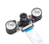 APKLVSR For Raspberry Pi Camera Module, Camera Module for Raspberry Pi with1080p HD Webcam 5MP OV5647, IR LED Lights, for Raspberry Pi 4B/3B/3B+/2B