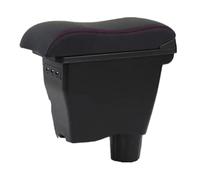 APKOKGNPNC Center Console Armrest For Smart 453 For Fortwo For Forfour 2015-2018 2019 Car Armrest Box Retrofit Parts Interior Storage Box Replacement(A 6 leather 3usb)