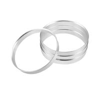 APKOKGNPNC Wheel Rims Spacers 4pcs Car Tire Centering Hub Centric Rings Wheel Bore Center OD 56.1mm 57.1mm 66.6mm To ID 54.1mm 56.1mm 60.1mm 72.6mm Tire Spacers(63.4mm to 57.1mm)