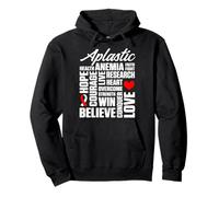 Aplastic Anemia Survivor Win Heart Anemic Warrior Pullover Hoodie