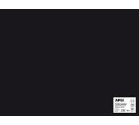 APLI 014279 Black 500 x 650 mm Cardboard Pack of 25 Sheets