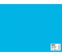 APLI 016507 500 x 650 mm Pack of 25 Sheets of Card Blue Medium