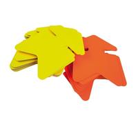 APLI 020950 Range No 60 x 90 mm; 780 g Erasable Fluorescent Yellow (Pack of 50 Orange