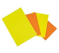 APLI 040950 50 Range Neon Non-Erasable Flower Cardboard 210 x 297 mm 780 g Yellow/Orange