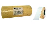 APLI 100916 Pack of 6 Rolls 1500 Labels enlevable Sine 26 x 12 mm White