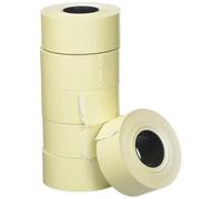 APLI 100917 Pack of 6 rolls for labeling machine, White