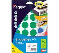 APLI 101355 Multi-Purpose Dots Diameter 30 mm Pack of 240 Green