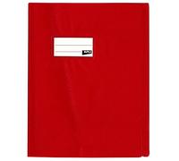 APLI 101597 - Pack of 10 PVC Notebook Covers 19/100th 17 x 22 cm Red