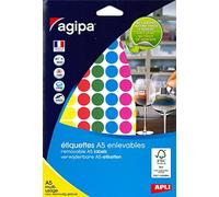 APLI 101826 Case with 576 Multi-Purpose Removable Tablets, Various Colours, Diameter 15 mm