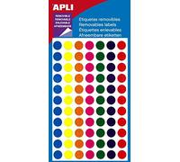 APLI 101857 - Pack of 308 Removable Tablets - Assorted Colours - Diameter 8 mm