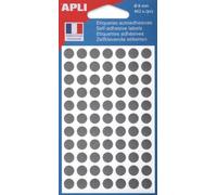 APLI 102219 Pack of 462 Grey Dots Diameter 8 mm