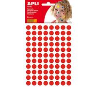 APLI 10mm Round Rubber Bag, Red, 6 Sheets