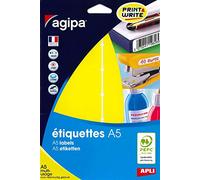 APLI 114354 Multi-Purpose Labels 32 x 70 mm Pack of 120 Yellow