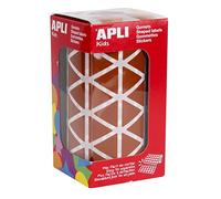 APLI 11496 - Sticker Triangular on Roll - Colour: Brown - Dimensions: 20 mm