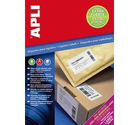 APLI 11784 - Extra Strong White Labels 105 x 74 mm 100 Sheets
