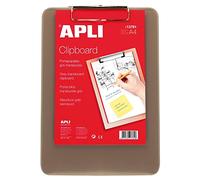 APLI 13781 - Transparent Plastic Block Holder Grey 210 x 297 mm