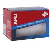 APLI 1679-Roll White Permanent Labels 12 x 18 mm