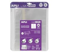 APLI 16915 Book Cover with Adjustable Flap Polypropylene 295mm