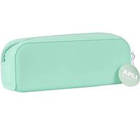 APLI 18414 - Nordik Collection Multi-Purpose Silicone Pencil Case - Turquoise Green - School Pencil Case 185 x 75 x 55 mm
