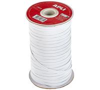 APLI 18675 5mm x 100m White Multi-Purpose Flat Bungee Cord (Ideal for Crafts)