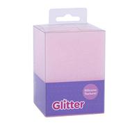 APLI 18754 Pink Glitter Collection Silicone Pencil Case 70 x 70 x 95 mm