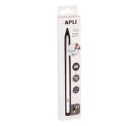 APLI 19830 Infinity Pencil with White Body, Eternal Ink Free Pencil with Refill Lead