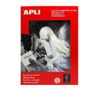APLI Value Apli Strung Tickets 22x35mm White (PK500)