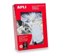 Apli 392 36 x 53 mm Value Strung Tickets - White (Pack of 500)