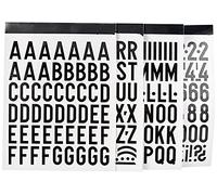Apli 4425 - Stickers, Letters, Numbers, Signs, 25 mm, Black