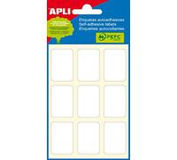 APLI Blister Labels, 540 adhesive stickers - White, 22 x 32 mm, Permanent, Rectangular