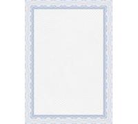 Apli Decadry Border Certificate A4 Paper 115Gsm Blue (Pack Of 25) Osd4040