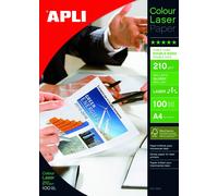 Apli Double Sided Colour Laser Photo Paper A4 210gsm Pack of 100