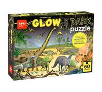 Apli Glow In The Dark Dinosaurs Puzzle 60 Pieces