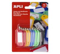 Apli - Keyring, Assorted Colour, Pack of 10 (17131)