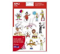 Apli Kids 11446 Blister 12 H Gomets Themed "The Circus", 11446