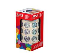 Apli Kids 11634 Roll of 1770 Round Metallic Stickers 20 mm HOLOGRAP