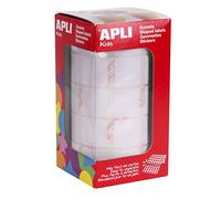 Apli Kids 11907 Roll Gomets Square White, 20 mm x 59 H x 11907