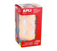 Apli Kids 12046 Roll of 1416 Silver Star Stickers