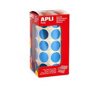 Apli Kids 12048 Roll of 1770 Round Stickers Metallic Blue Diameter 20 mm
